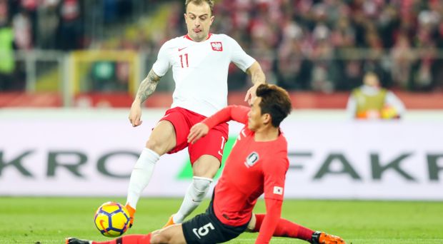 Polish national team won with Korea Republic