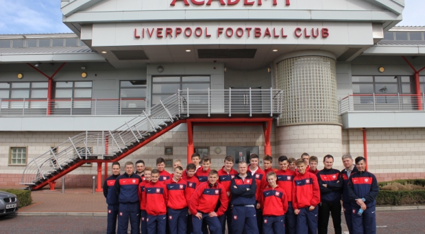 Reprezentacja U-15 odwiedziła Akademię Liverpool FC