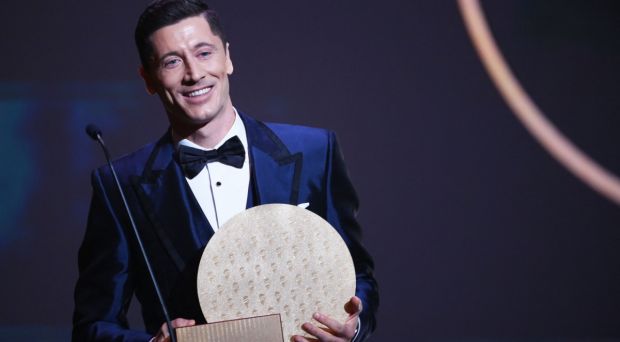 Robert Lewandowski came second in the Golden Ball Awards!